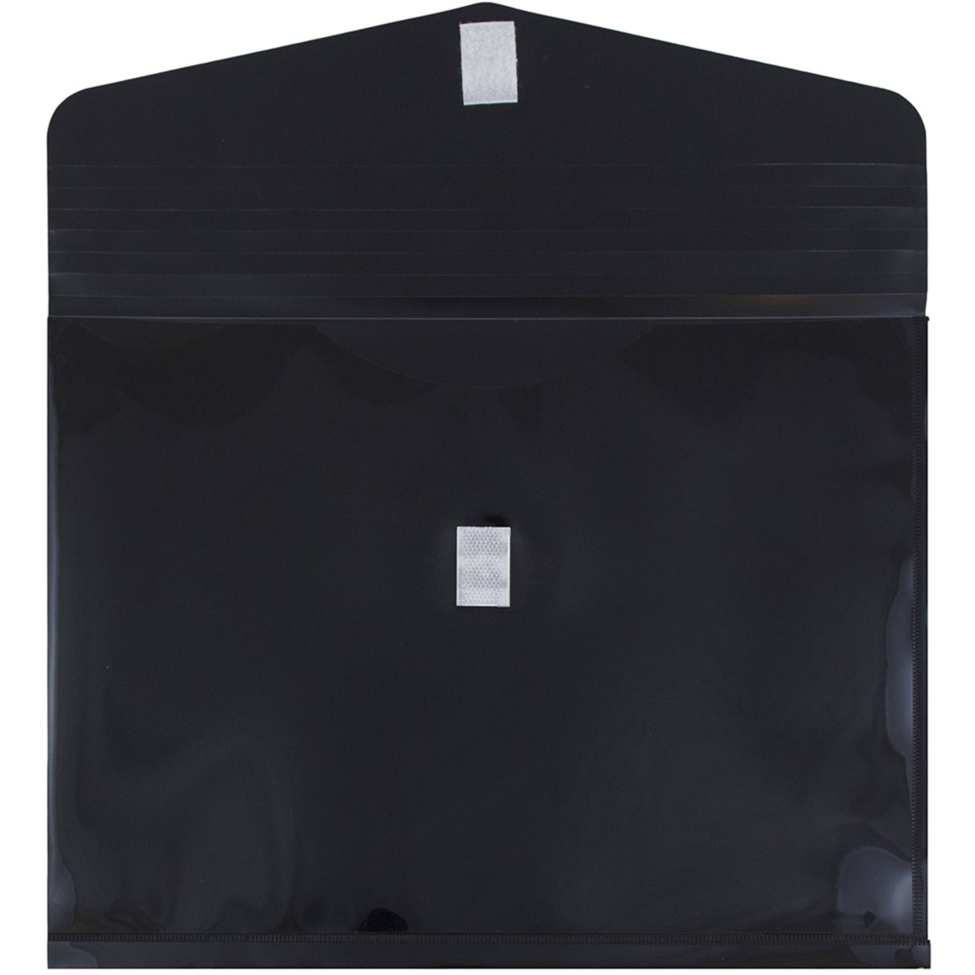 JAM Paper 9.75" x 13" Plastic Hook & Loop Closure Envelopes